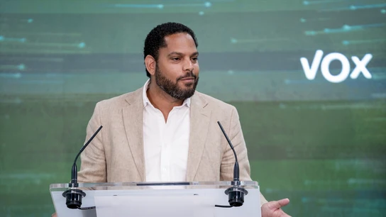 El secretario general de Vox, Ignacio Garriga, en una imagen el 23J El secretario general de Vox, Ignacio Garriga, en una imagen el 23J