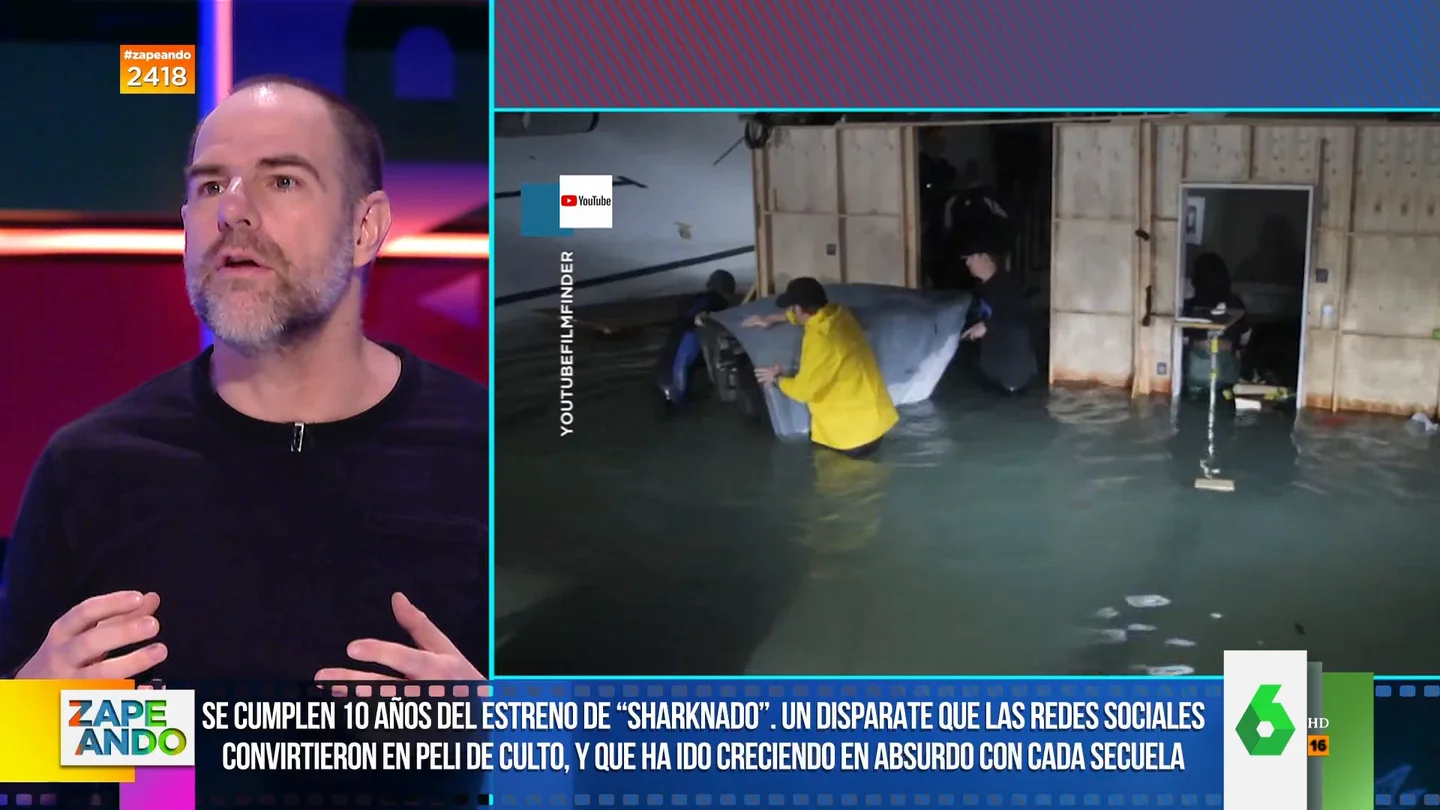 Alberto Rey descubre la clave del éxito de Sharknado Alberto Rey descubre la clave del éxito de Sharknado