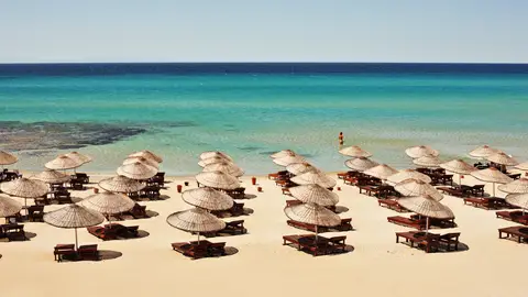 Playa Alaçati, en Izmir. Playa Alaçati, en Izmir.