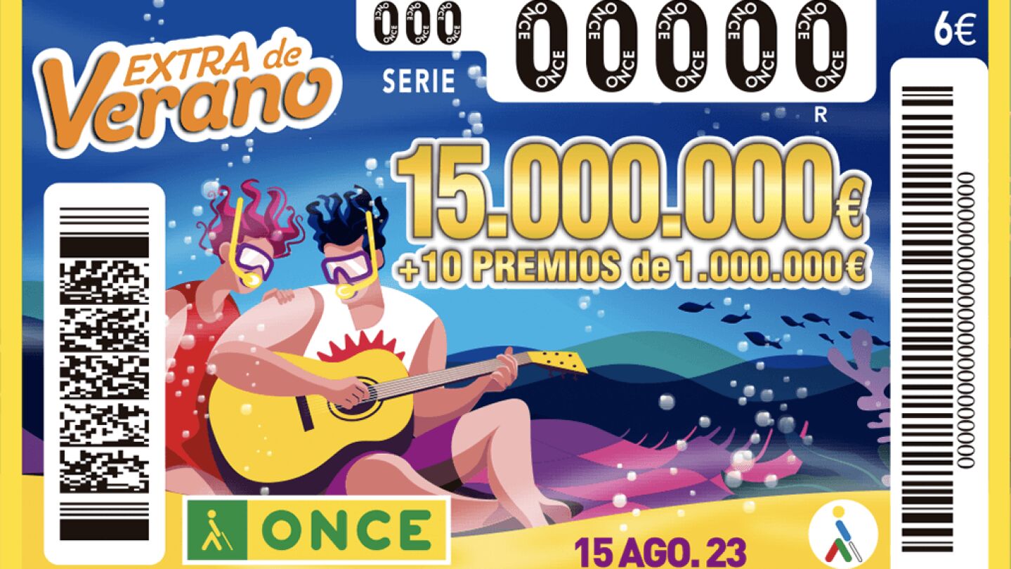 Cupón del Sorteo Extra de Verano de la ONCE de 2023