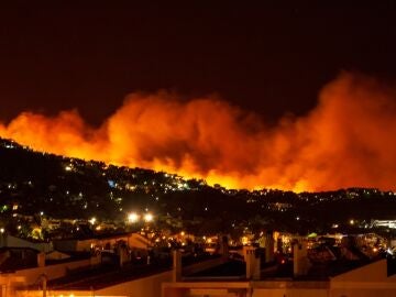 Incendio forestal en GRECIA