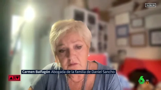 Carmen Balfagón, abogada de la familia de Daniel Sancho: "No tengo duda de que le van a imponer la pena de muerte" Carmen Balfagón, abogada de la familia de Daniel Sancho: "No tengo duda de que le van a imponer la pena de muerte"