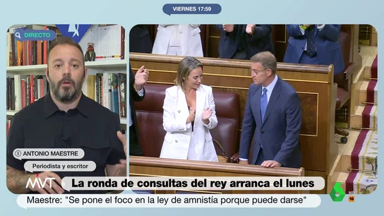 Maestre, sobre la investidura de Feijóo Maestre, sobre la investidura Feijóo