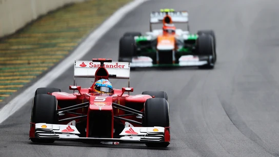 Fernando Alonso y Nico Hulkenberg en 2012 Fernando Alonso y Nico Hulkenberg en 2012