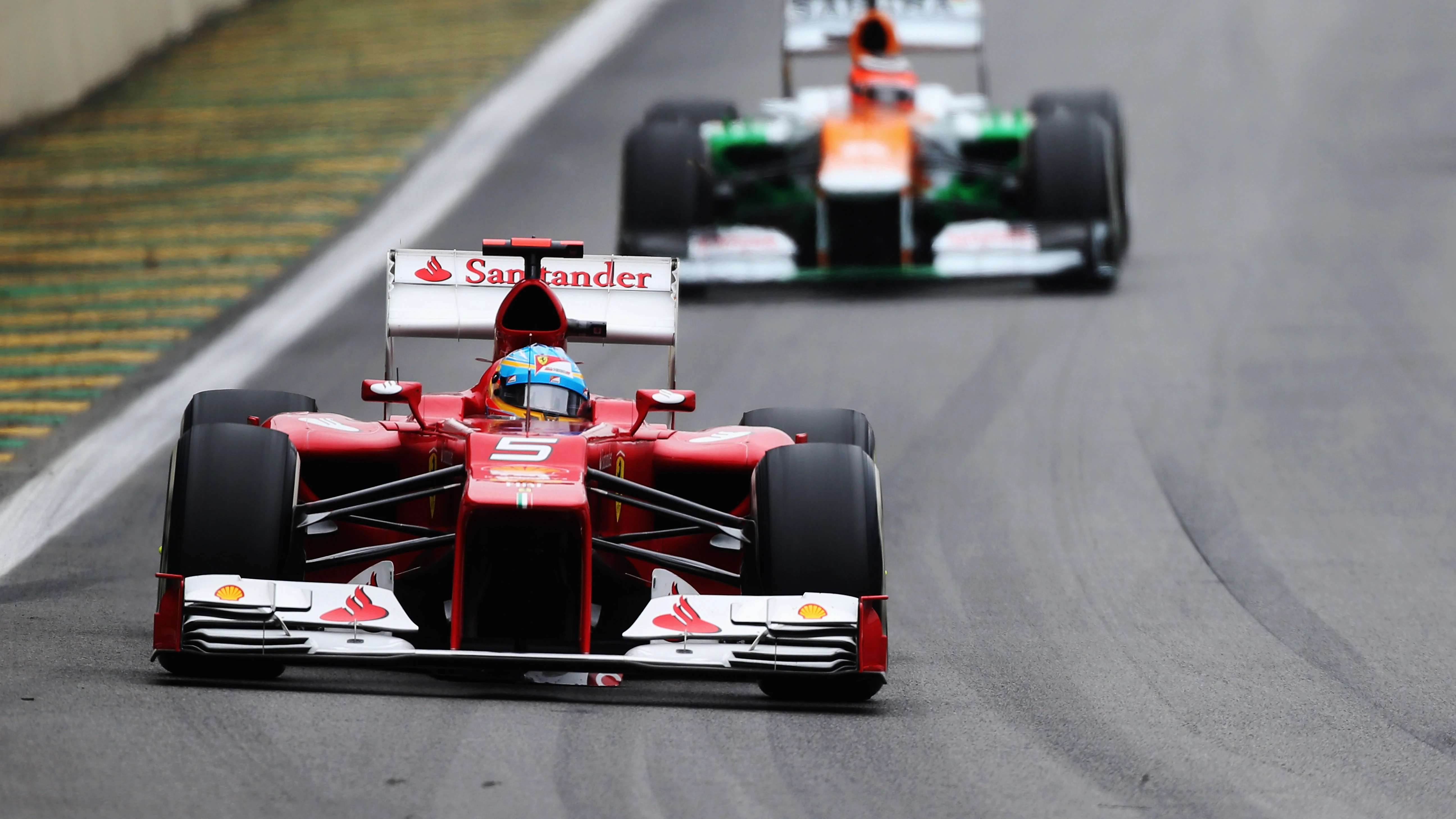 Fernando Alonso y Nico Hulkenberg en 2012