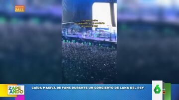 La sorprendente caída masiva del público en el concierto de Lana del Rey en México