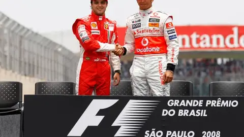 Felipe Massa y Lewis Hamilton en 2008 Felipe Massa y Lewis Hamilton en 2008
