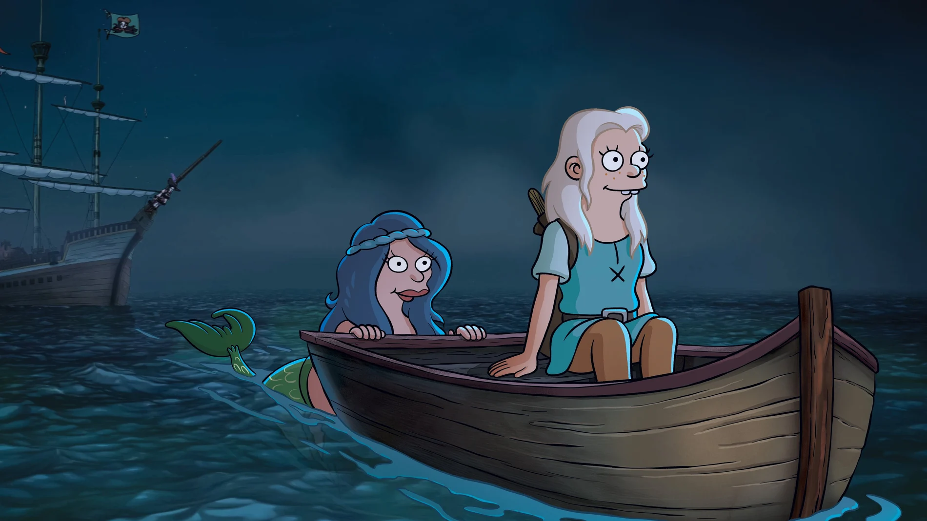 Un frame de la quinta y última temporada de &#39;(Des)encanto&#39;, de Matt Groening y Josh Weinstein