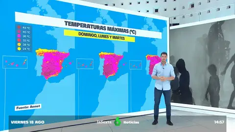 Llega la cuarta ola de calor a España, con máximas de 40 grados, a partir del fin de semana