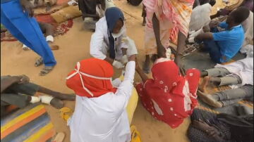 Imagen de archivo de un campo de refugiados en Chad. 