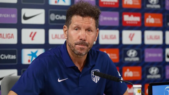 Diego Simeone, en rueda de prensa Diego Simeone, en rueda de prensa