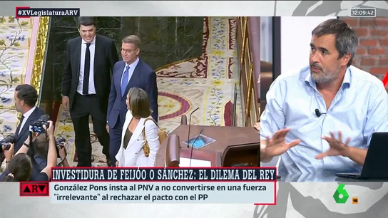 ARV- Carlos E. Cué aclara cuál es la "salida" del rey en la ronda de investidura ARV- Carlos E. Cué aclara cuál es la "salida" del rey en la ronda de investidura