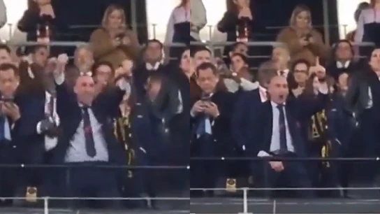 El otro vídeo del gesto obsceno de Luis Rubiales cuando Olga marcó el gol de la victoria  El otro vídeo del gesto obsceno de Luis Rubiales cuando Olga marcó el gol de la victoria