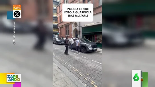 La inesperada respuesta de Pep Guardiola a un policía cuando le pide una foto tras multarle La inesperada respuesta de Pep Guardiola a un policía cuando le pide una foto tras multarle