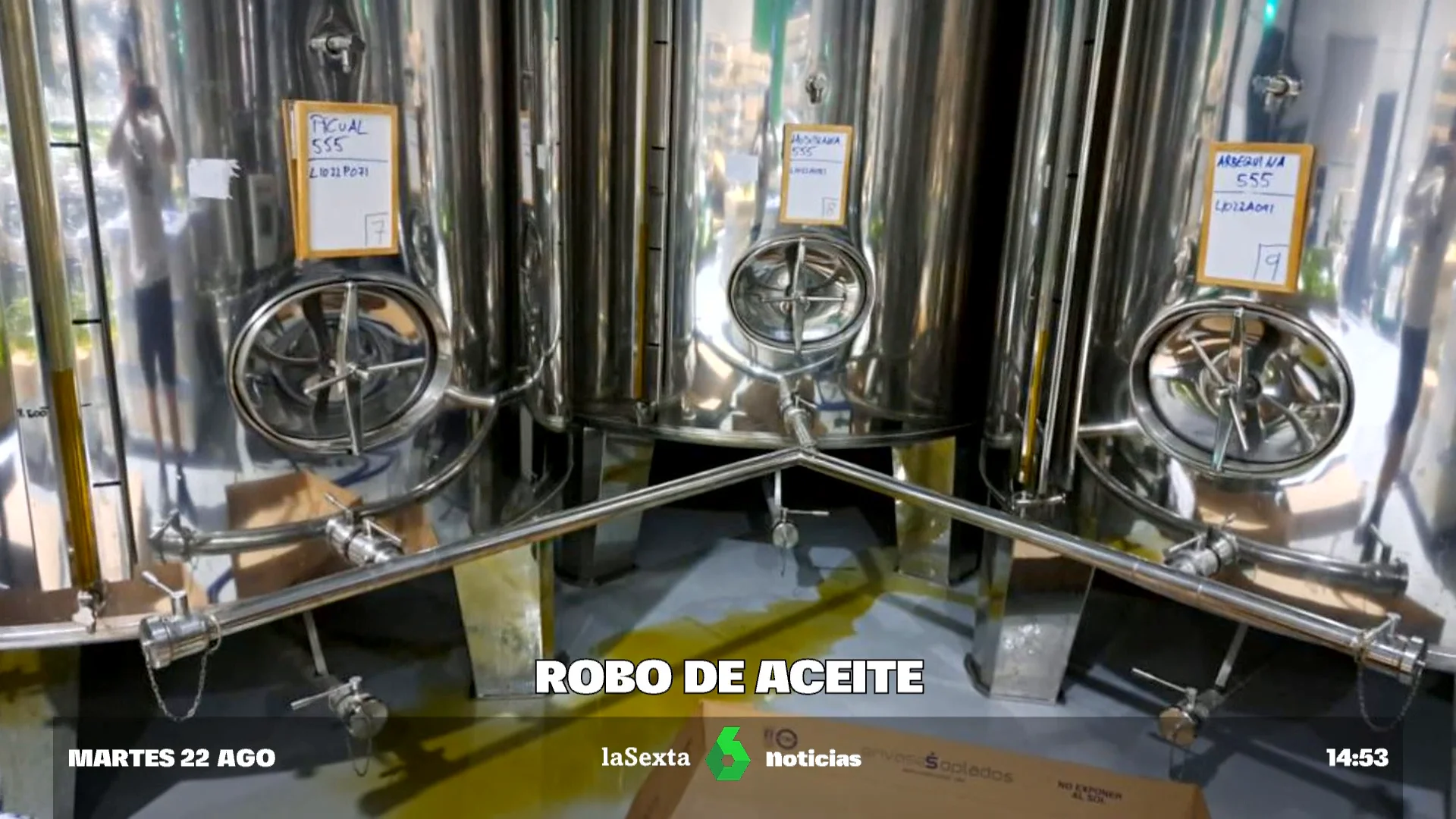 robo aceite