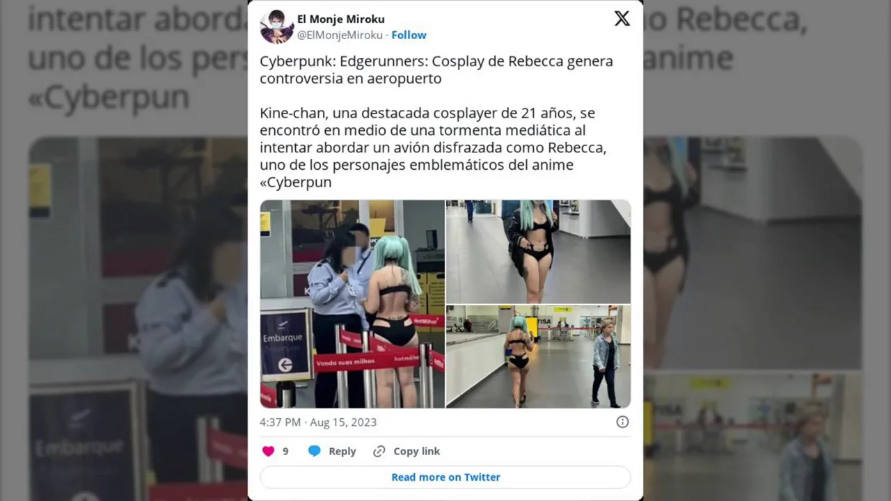 Una pasajera llega al aeropuerto en bikini y no la dejan coger el vuelo Una pasajera llega al aeropuerto en bikini y no la dejan coger el vuelo