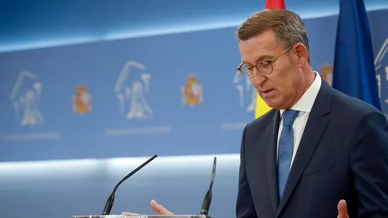 El líder del PP, Alberto Núñez Feijóo, comparece en el Congreso El líder del PP, Alberto Núñez Feijóo, comparece en el Congreso