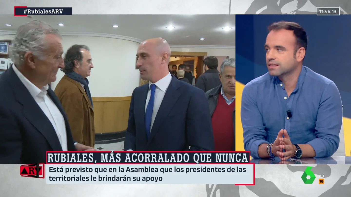 Julio Suárez, sobre Rubiales: "No va a dimitir, no está en su idea" Julio Suárez, sobre Rubiales: "No va a dimitir, no está en su idea"