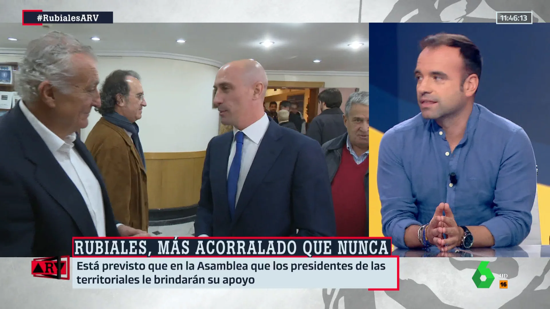 Julio Suárez, sobre Rubiales: "No va a dimitir, no está en su idea"