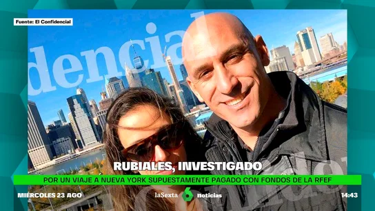 Imagen de Rubiales durante su viaje a Nueva York Imagen de Rubiales durante su viaje a Nueva York
