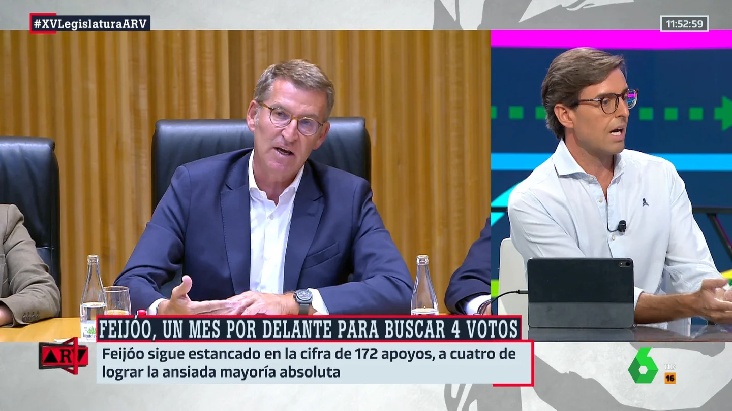 La sensación interna del PP ante el debate de investidura de Feijóo: "Lo ven prácticamente imposible" La sensación interna del PP ante el debate de investidura de Feijóo: "Lo ven prácticamente imposible"