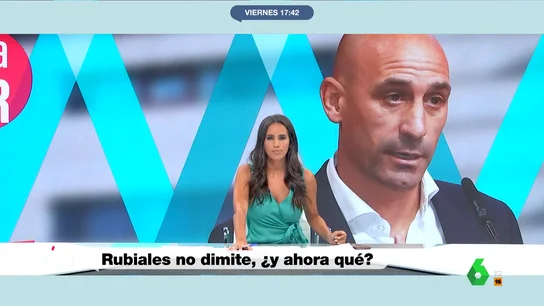Marina Valdés, tajante sobre Rubiales: "Hemos visto más a un personaje de Torrente que al máximo dirigente del fútbol español" Marina Valdés, tajante sobre Rubiales: "Hemos visto más a un personaje de Torrente que al máximo dirigente del fútbol español"