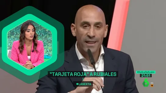 La periodista Andrea Peláez, en laSexta Xplica. SÁBADO CLAVE - EL MIEDO DE LAS FUTBOLISTAS TRAS ESCUCHAR A LUIS RUBIALES