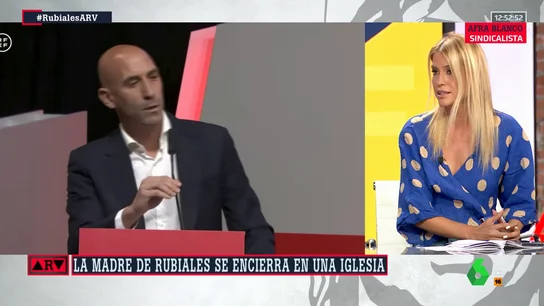 ARV- Afra Blanco, sobre Rubiales: "Forma parte de la liturgia machista, el agresor trata de presentarse como un mártir" ARV- Afra Blanco, sobre Rubiales: "Forma parte de la liturgia machista, el agresor trata de presentarse como un mártir"