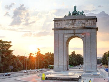 Arco del triunfo de Moncloa, en Madrid