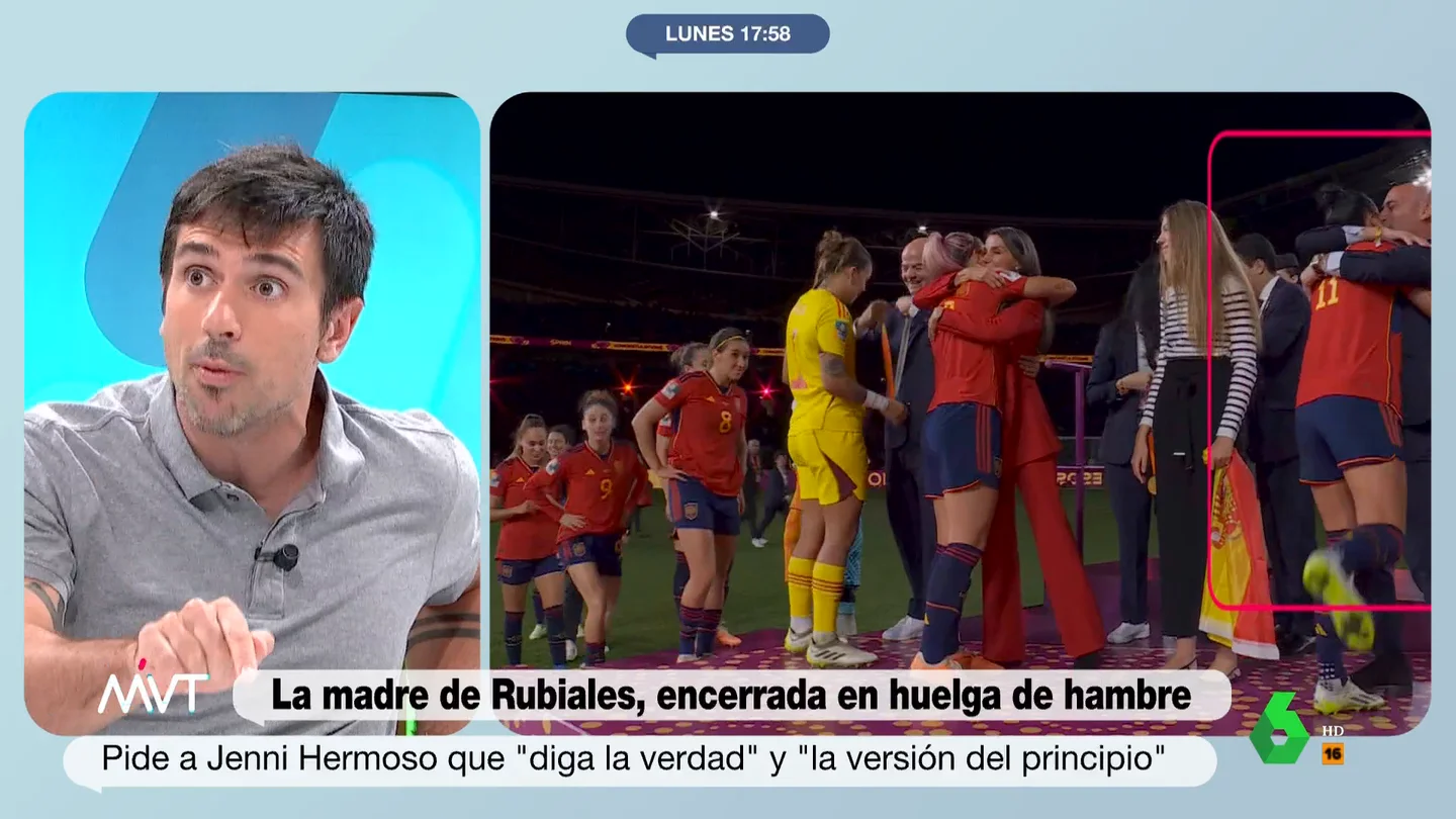 Ramón Espinar: "La línea de defensa de Rubiales que es vomitiva" Ramón Espinar: "La línea de defensa de Rubiales que es vomitiva"