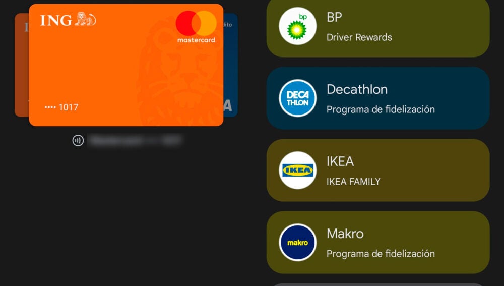 El nuevo diseño de Google Wallet] en los plegables
