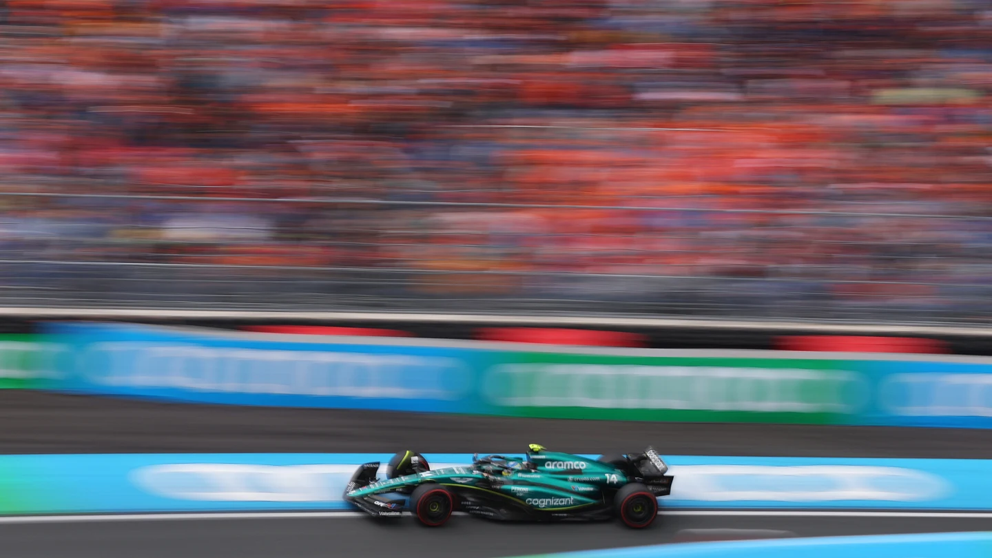 Así fue la vuelta rápida de Fernando Alonso en Zandvoort Así fue la vuelta rápida de Fernando Alonso en Zandvoort