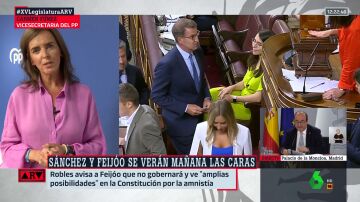 Carmen Fúnez, sobre Feijóo y Junts: "No hablaremos de programa electoral"