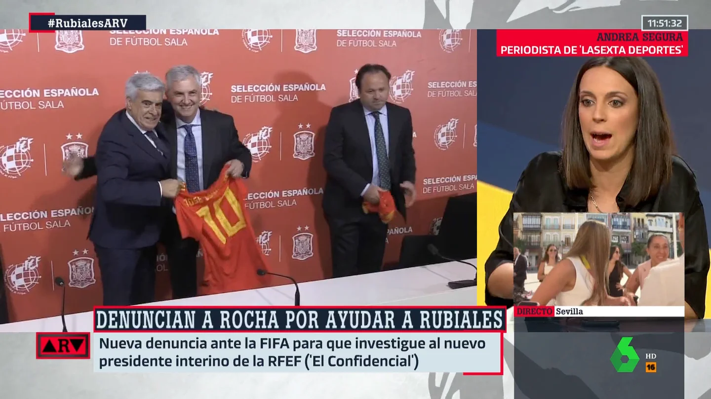 Andrea Segura: "Se está llevando por delante al fútbol español" Andrea Segura: "Se está llevando por delante al fútbol español"