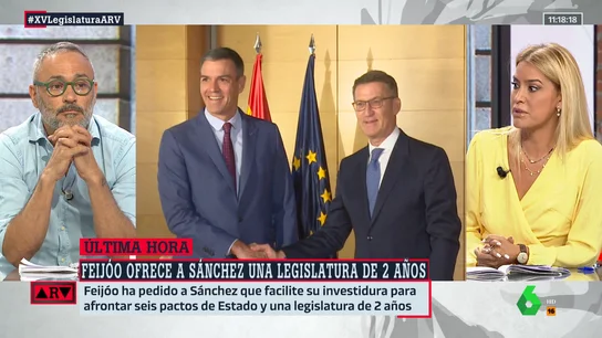 Afra Blanco, tajante sobre la propuesta de Feijóo a Sánchez: "Este documento me suena a papel mojado y a teatro" Afra Blanco, tajante sobre la propuesta de Feijóo a Sánchez: "Este documento me suena a papel mojado y a teatro"