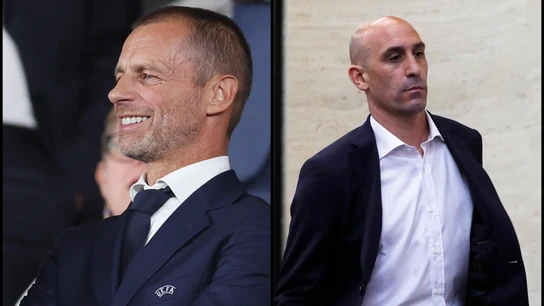 Aleksander Ceferin y Luis Rubiales Aleksander Ceferin y Luis Rubiales