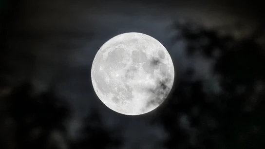 Vista de la superluna azul, a 30 de agosto de 2023, en Madrid (España). Vista de la superluna azul, a 30 de agosto de 2023, en Madrid (España).