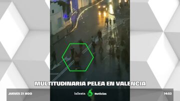 Multitudinaria pelea a la salida de una discoteca en Valencia