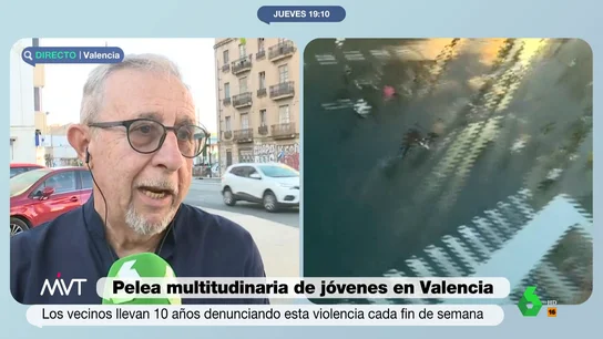 Vecino valencia reyerta Vecino valencia reyerta