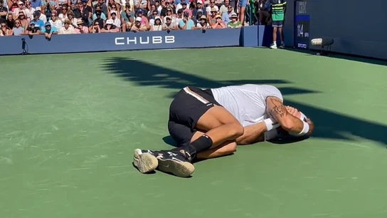 Lesión de Berrettini en el US Open Lesión de Berrettini en el US Open