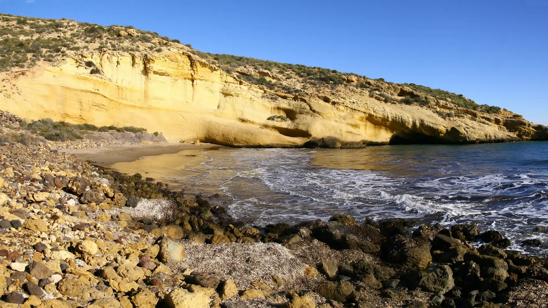 Playa de Puntas de Calnegre, en Murcia