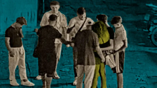 Imagen de los instantes antes de la violación grupal de Palermo. Imagen de los instantes antes de la violación grupal de Palermo.