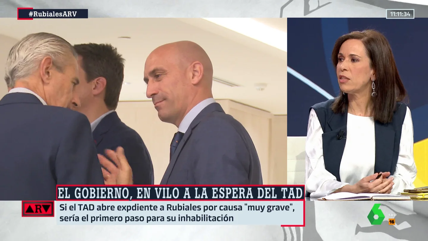 Ángeles Caballero, en Al Rojo Vivo ARV - Ángeles Caballero define así a Rubiales: "Es un cabecilla que ha creado una red clientelar en la que todos se deben cosas"