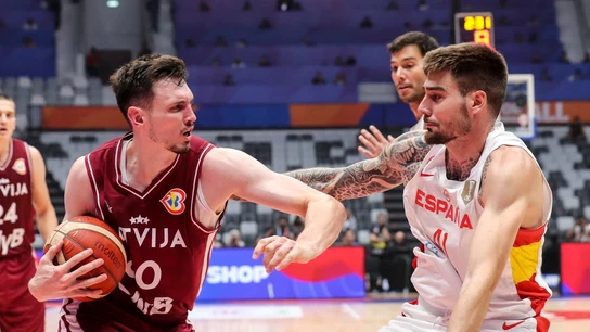 Juancho Hernangómes, en el partido ante Letonia Juancho Hernangómes, en el partido ante Letonia