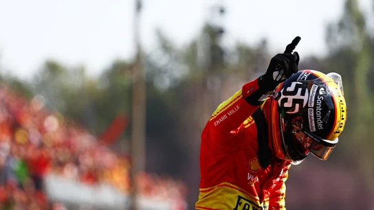 Carlos Sainz, en Italia Carlos Sainz, en Italia
