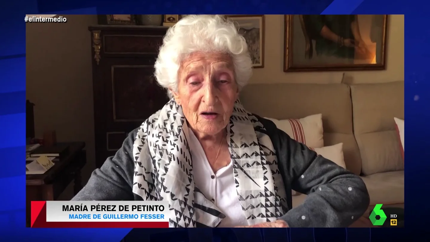 María Pérez de Petinto, madre de Guillermo Fesser. La lección vital de María Pérez de Petinto, madre de Guillermo Fesser: "Siempre hay que seguir aprendiendo"