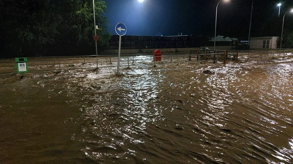 Calles convertidas en ríos en Toledo