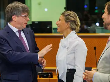 Yolanda Díaz y Puigdemont se reúnen en Bruselas