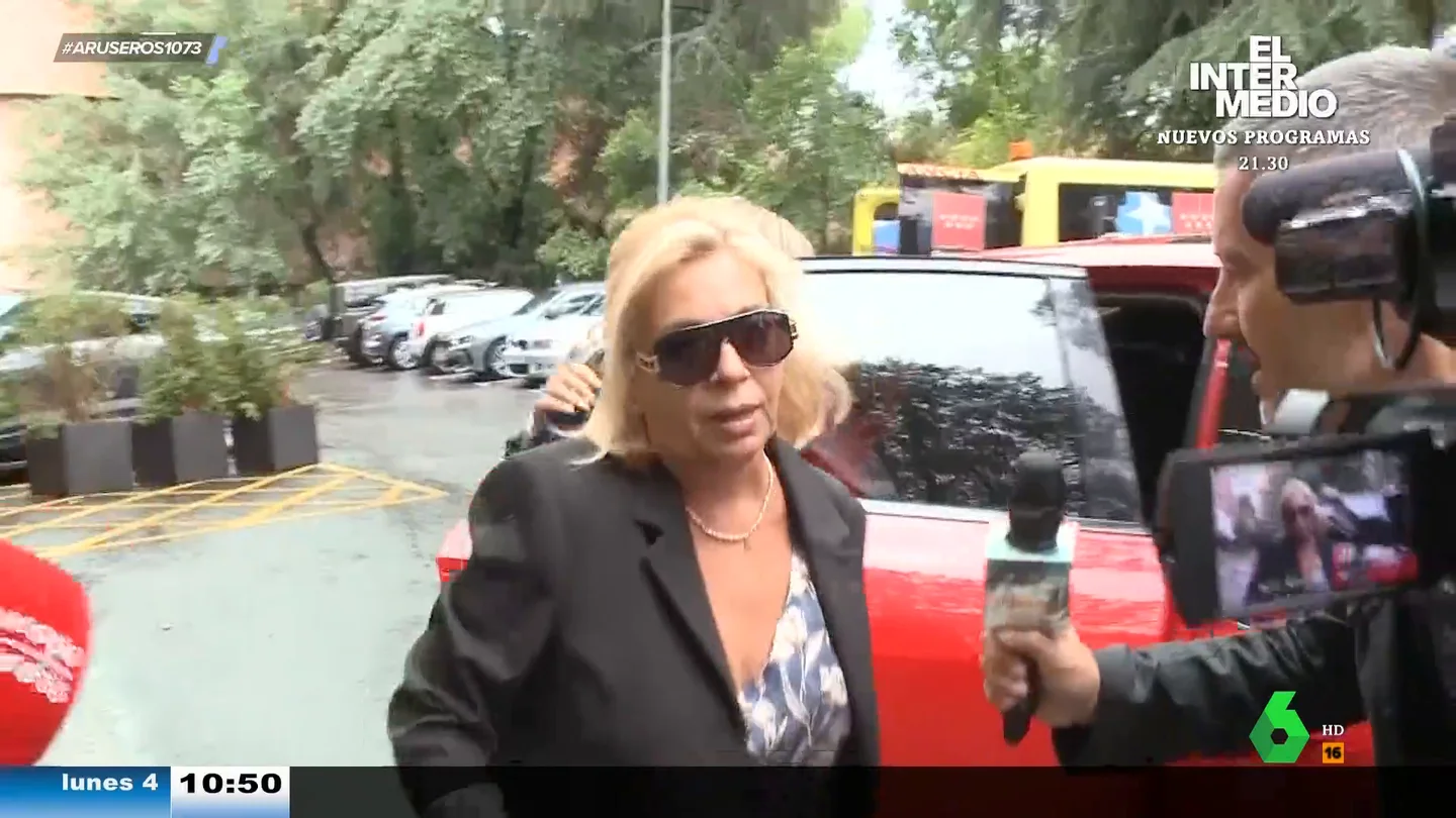 "Estamos tranquilas": nuevas declaraciones de Carmen Borrego sobre el estado de salud de María Teresa Campos "Estamos tranquilas": nuevas declaraciones de Carmen Borrego sobre el estado de salud de María Teresa Campos