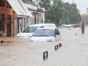 Grecia se enfrenta a un temporal histórico que podría ser 10 veces más fuerte que la DANA en España